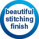 beautiful stitching finish